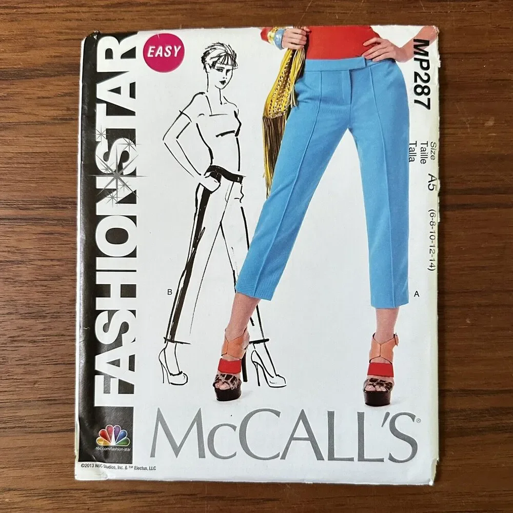 NEW McCalls MP287 sewing pattern, womens pants in 2 lengths size 6-14